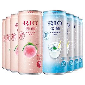 RIO微醺 乳酸菌味330ml*12+白桃味 330ml*12罐   