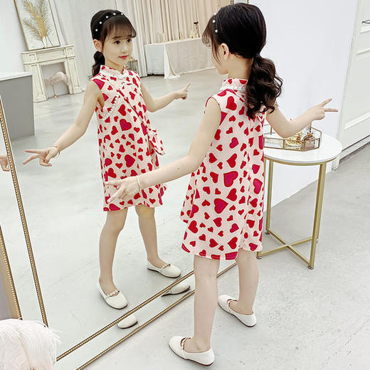 PJX-TF283含荷包   新款国风小女孩古装连衣裙 商品图1