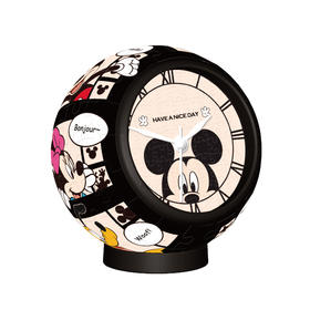 145片 桌面时钟 塑料拼图 KC1013 米奇与朋友系列-崭新的一天