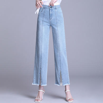 SY-LD-5658夏季新款韩版休闲牛仔阔腿裤 商品图0