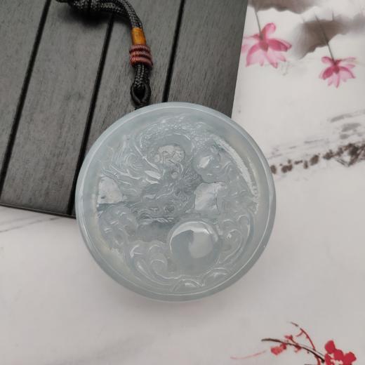 翡翠挂件龙牌（圆） 商品图1