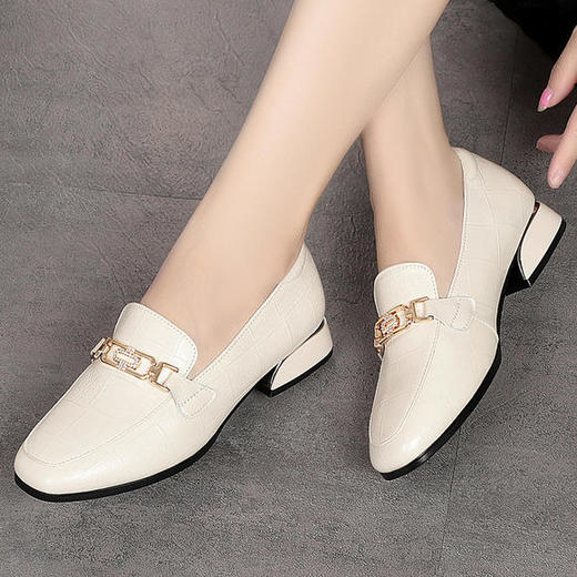 KQ-2995新款真皮软底软面女单鞋乐福鞋 商品图2