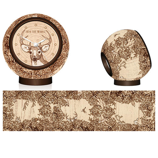 145片 桌面时钟 塑料拼图 KC1007 麋样森林 商品图3