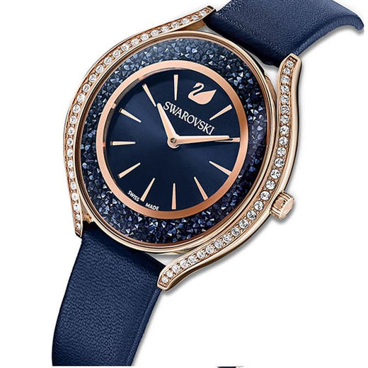 璀璨夺目！施华洛世奇Swarovski水晶女士石英腕表真皮表带 正品有授权 商品图3