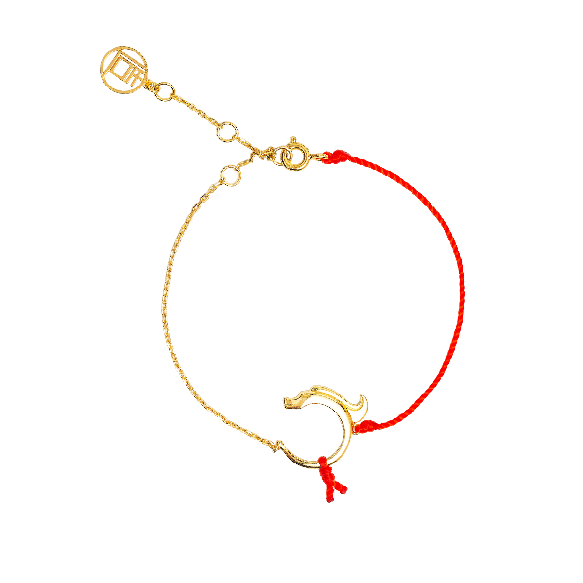 「 玉猪龙」红绳手链