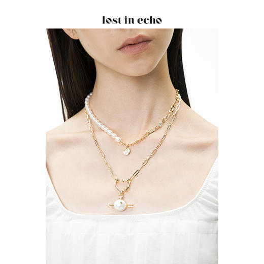 丘比特珍珠双层叠戴项链 商品图0