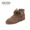 西村名物新款可爱舒适平底雪地靴X284S42301 商品缩略图2