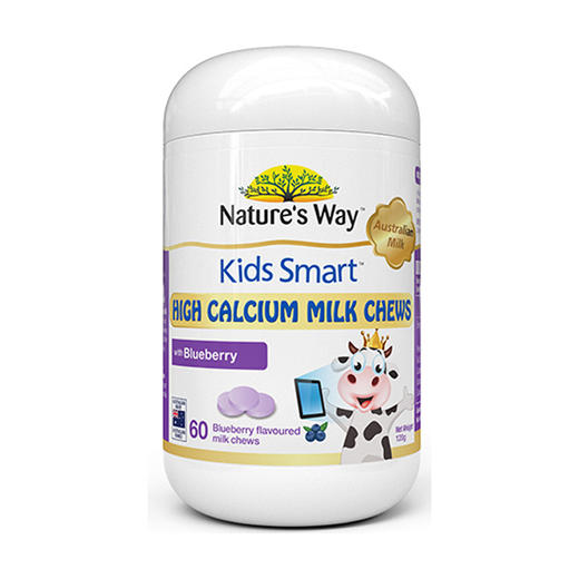 澳大利亚Kids Smart佳思敏儿童蓝莓高钙牛乳咬咬片 商品图4