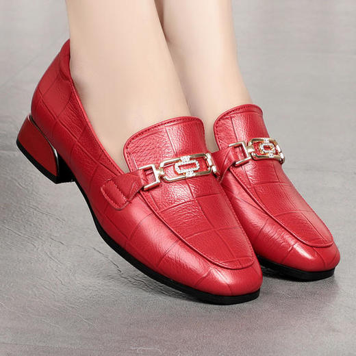 KQ-2995新款真皮软底软面女单鞋乐福鞋 商品图1