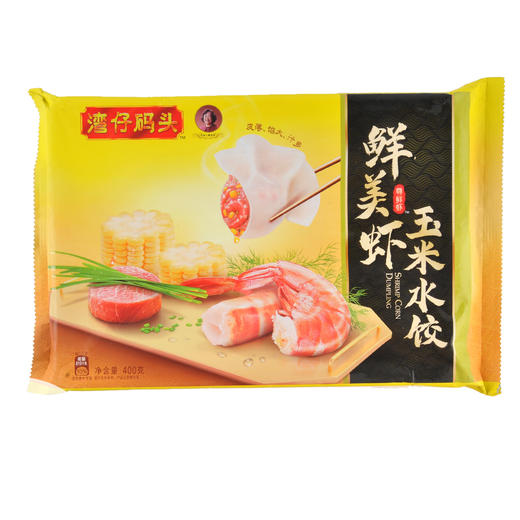 湾仔码头 湾仔码头 鲜美虾玉米水饺 400g 商品图0