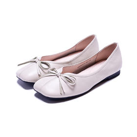 西村名物2020新款浅口单鞋忽蝴蝶结X20CE30331