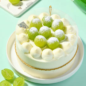 新品上市【香印青提蛋糕】只用一串上百元的特级阳光青提做蛋糕~