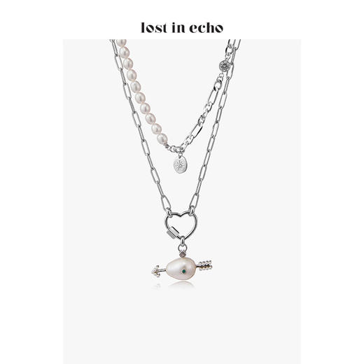 丘比特珍珠双层叠戴项链 商品图3