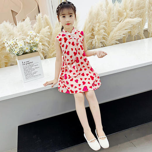PJX-TF283含荷包   新款国风小女孩古装连衣裙 商品图2