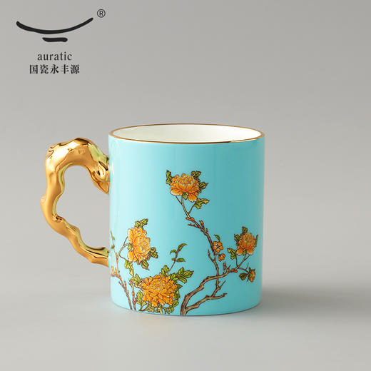 【彼达思】国瓷永丰源 夫人瓷-西湖蓝仁心单杯 340m 商品图2