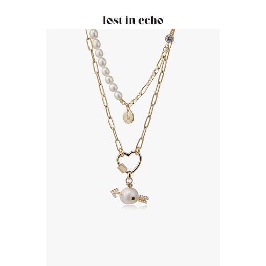 丘比特珍珠双层叠戴项链 商品图4