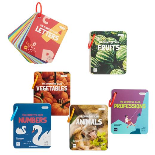 贝恩施幼儿早教认知卡 儿童益智识字卡片宝宝启蒙学习认字识图卡 商品图4