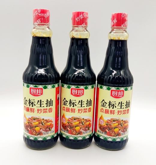 厨邦金标生抽酱油500ml 商品图0