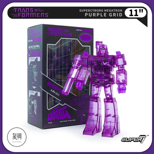 现货 Super7 变形金刚 威震天 透明紫 Megatron NYCC限定版 商品图3