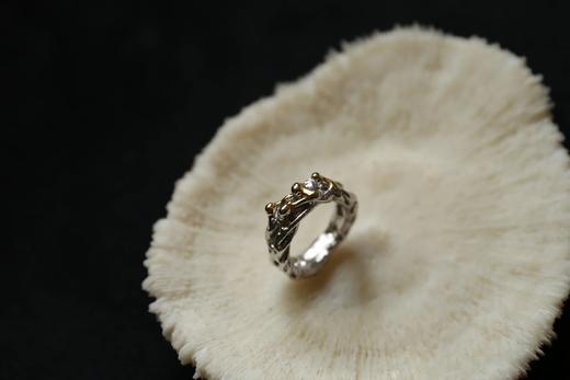 CHEZ BOQUE 印象系列原创手工925银戒指《毒蘑菇》 商品图1