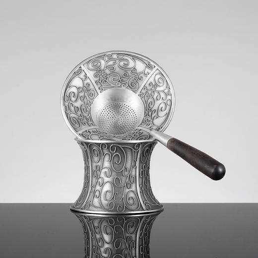 子佩集纯银花丝茶托【CT0003】207 商品图4