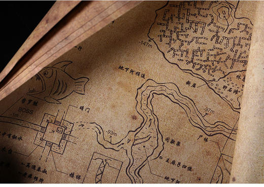 西泠印社 盗墓笔记周边地图 商品图1