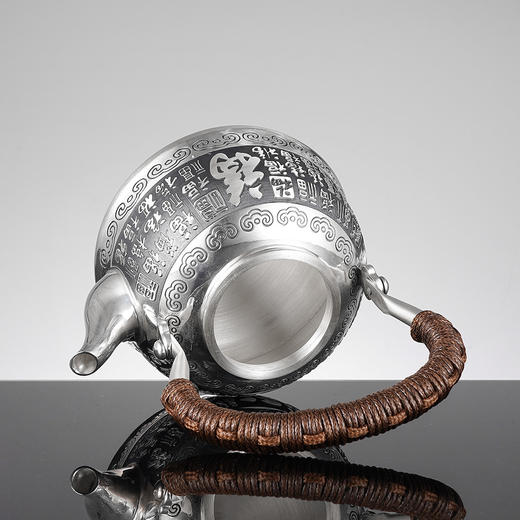 子佩集纯银仿古百福提梁壶摆件【BXYL0020609】207 商品图6