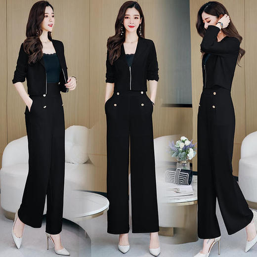 WZNH-MXE1202早秋新款简约大牌两件套 商品图1