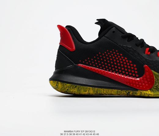 耐克Nike Mamba Fury Black Red科比曼巴系列休闲时尚百搭舒适个性男子篮球鞋 商品图4