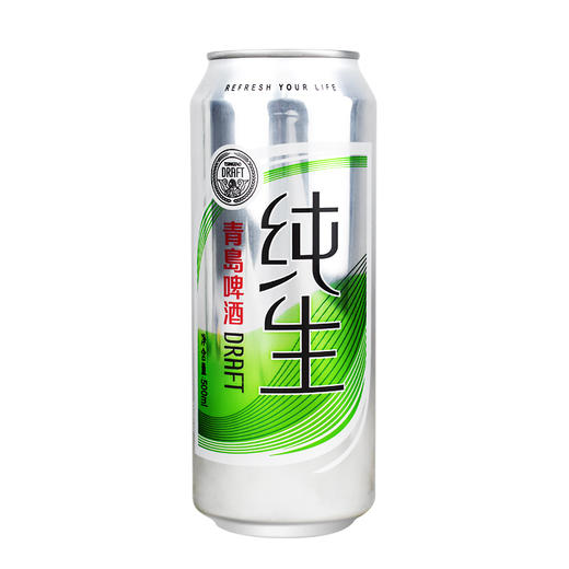 [啤酒]青岛纯生(听)500ml*12听 商品图1