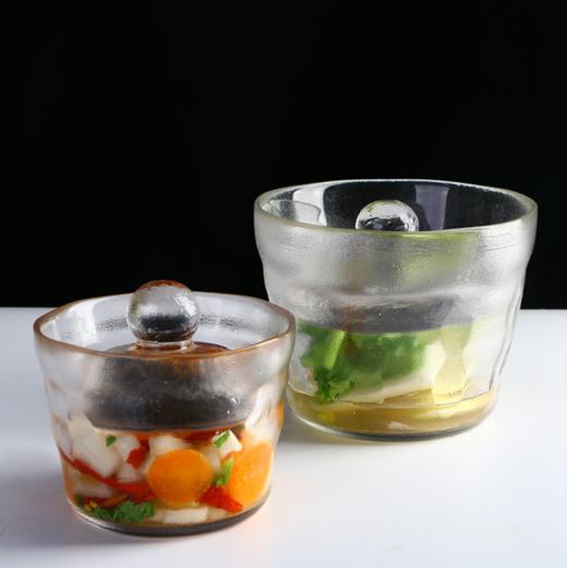 【家居百货】*日式泡菜罐玻璃一夜渍 加厚玻璃渍物器重石家用腌菜容器咸菜罐 商品图1