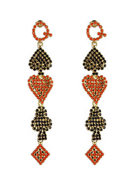 北京仓｜Rosantica-Carte-Poker Queen 耳环［意大利设计师］