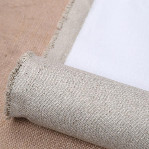 中盛画材T2924中纹亚麻涂层油画布幅宽220cm油画颜料人物风景创作 商品图1