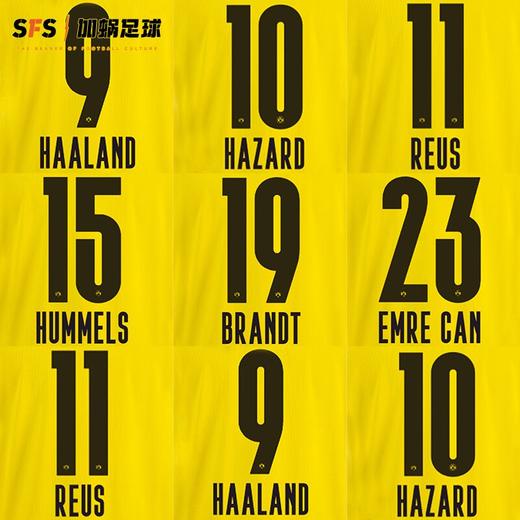 SFS 20-22德甲多特蒙德联赛主客场印号 多球员选项（非球衣链接） 商品图0