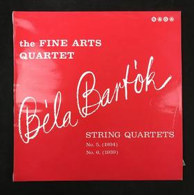 LP黑胶唱片 贝拉·巴托克《弦乐四重奏No.5 No.6》