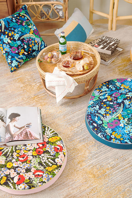 椭圆形棕榈坐垫打坐垫 商品图1