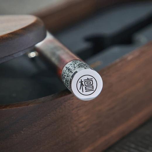 笔下轮回 小叶紫檀钢笔 胡桃木礼盒版 商品图2