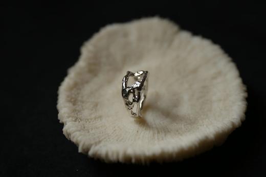 CHEZ BOQUE 印象系列原创手工925银戒指《轨》 商品图3