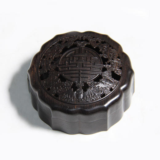 五福临门-小°紫光檀单&双层香盒 商品图1