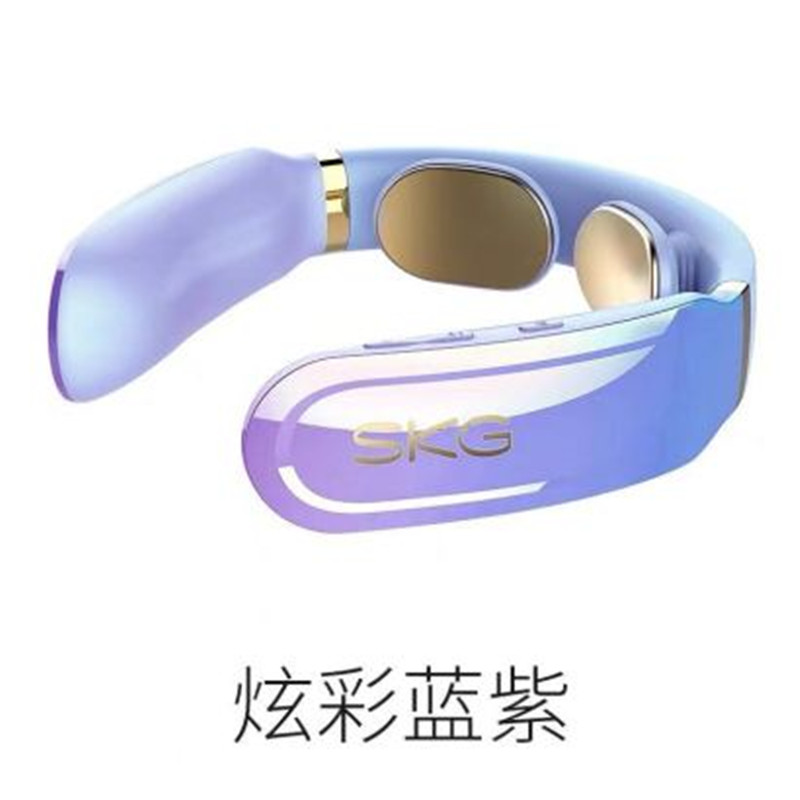  SKG颈椎按摩仪K6 颈部按摩仪办公室护颈仪 热敷 U型枕 电极脉冲 充电便携 JPY带授权招加盟代理