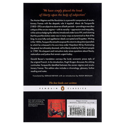 【中商原版】旧制度与法国大革命 英文原版 The Ancien Régime and the Revolution 商品图1