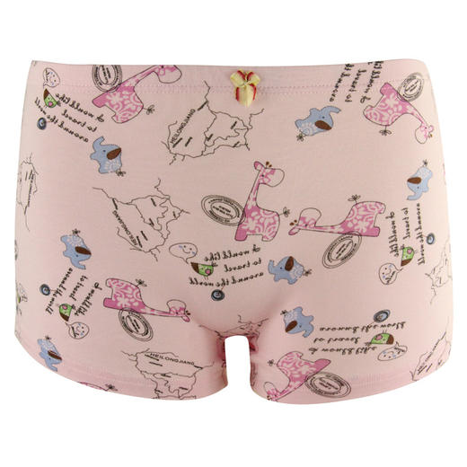 竹纤维女童平角内裤2022 商品图0