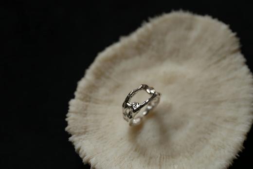 CHEZ BOQUE 印象系列原创手工925银戒指《轨》 商品图2