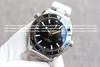VS欧MEGA欧茄SEAMASTER海马系列海洋宇宙600米600m同轴至臻天文台表43.5mm潜水表215.30.44.21.01.002拉丝表壳局部抛光处理 黑色陶瓷表圈雕刻计时刻度电镀反光银色 商品缩略图9