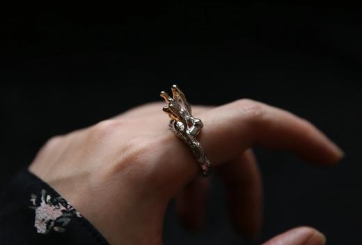 CHEZ BOQUE 印象系列原创手工925银戒指《黑暗森林》 商品图7