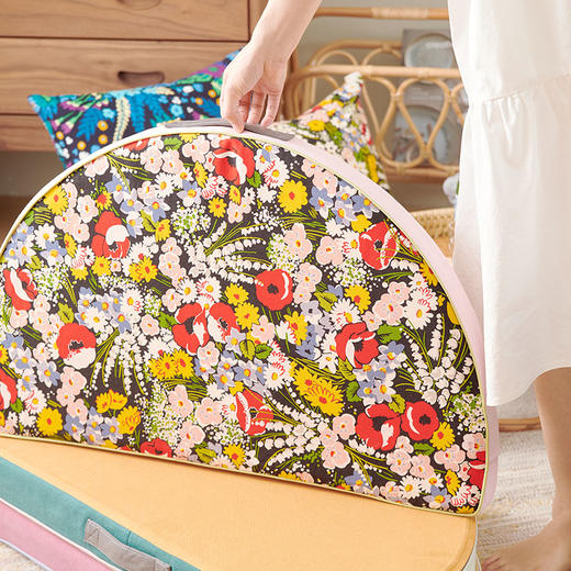 半圆形棉布棕榈坐垫天然椰棕材质坐垫打坐垫 商品图2