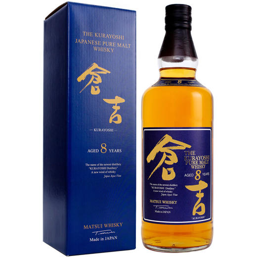仓吉8年纯麦威士忌700ml
