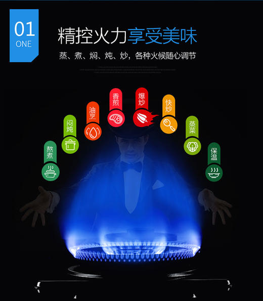 TCL燃气灶  JZT-BT08系列 （天然气）JPY带授权招加盟代理 商品图3