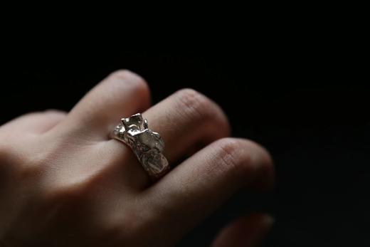 CHEZ BOQUE 印象系列原创手工925银戒指《蝶》 商品图7