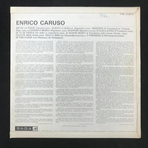 LP黑胶唱片 恩里科·卡鲁索 历史性的唱片 商品图1